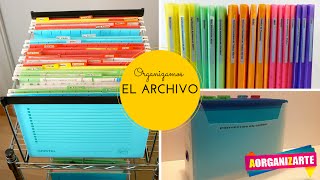 Cómo organizar tu Archivo AorganiZarte [upl. by Eimoan]