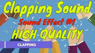 Clapping Sound Effect 1 HD  HIGH QUALITY [upl. by Worl]