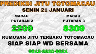 PREDIKSI MACAU HARI INI 21 JANUARI 2025  PREDIKSI TOTO MACAU HARI INI  RUMUS MACAU 4D HARI INI [upl. by Elmo614]