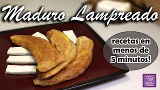 Maduro Lampreado  Sweet Plantain cakes  Anabelles Kitchen [upl. by Girardi519]