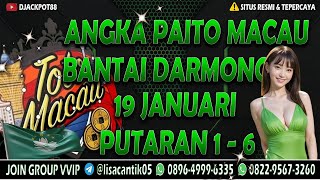 PREDIKSI MACAU HARI INI 19 JANUARI 2025PREDIKSI TOTOMACAUCOM HARI INI RUMUS MACAU 4D HARI INI [upl. by Lynden]