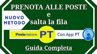 COME PRENOTARE ALLE POSTE  Ticket per saltare la fila  NUOVO METODO [upl. by Judon616]