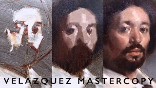 Portrait Painting Tutorial  Velázquez Master Copy PART 1 [upl. by Morse]