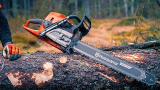 NEW HUSQVARNA 592 XP AND 585  Best Chainsaws for 2021 [upl. by Tniassuot]