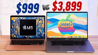 M1 MacBook Air vs i9 5600M 16quot MacBook Pro  REVOLUTION [upl. by Aserehs]