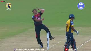 Pravin Tambes First Over and First Wicket in the CPL CPL 2020 Match 13 720p50 [upl. by Alis]