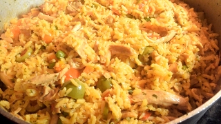 The Best Arroz Con Pollo One Pot Chicken and Rice Panamanian Style [upl. by Einnol]