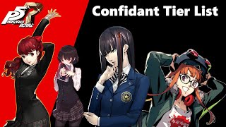 Persona 5 Royal Confidant Tier List [upl. by Gapin]