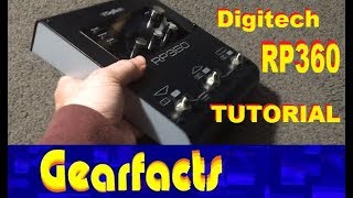 Digitech RP360 demo and tutorial [upl. by Kele]