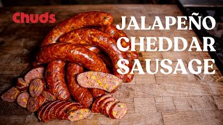 Jalapeño Cheese Sausage  Chuds BBQ [upl. by Mona388]