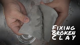 Repair your broken clay project  Ceramics 101  University of YouTube [upl. by Bencion]