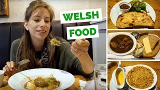 Welsh Food  4 Things to Eat Taste Test in Cardiff Wales [upl. by Kcyrred]