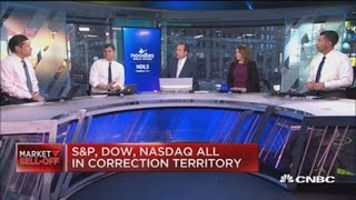 Dow drops 1100 points continues fastest 10 drop in history [upl. by Hnahym]