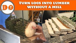 How to mill lumber with a band saw [upl. by Oicangi]