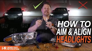 How to Aim and Align Your Headlights [upl. by Nibot136]