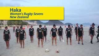 Black Ferns Haka with lyrics  New Zealands womens rugby team [upl. by Philbo]