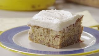 How to Make Banana Cake  Cake Recipes  Allrecipescom [upl. by Rheims]