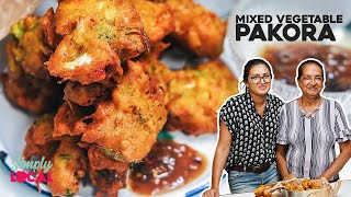 Mixed Vegetable Pakora Recipe [upl. by Onailime931]