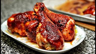 Easy Oven Baked BBQ Chicken  Barbecue Sauce Recipe  Baked Chicken Recipe [upl. by Heath]