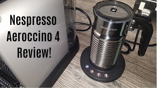 Nespresso Aeroccino 4 Milk Frother Review  Worth upgrading from the Aeroccino 3 [upl. by Essex334]