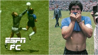 Remembering ‘the tormented genius’ Diego Maradona amp the Hand of God  ESPN FC [upl. by Ystap]