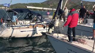 Mediterranean Mooring Fail Poros Greece [upl. by Mchale]