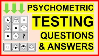 7 PSYCHOMETRIC TEST Questions and Answers How To PASS a Psychometric Test [upl. by Eresed]