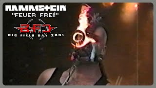 Rammstein  Feuer Frei LIVE at Big Field Day Gilford USA 14072001  ProShot [upl. by Goltz]