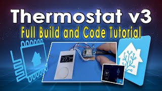 Home Assistant and ESPHome Digital OLED Thermostat v3 [upl. by Sucramaj247]