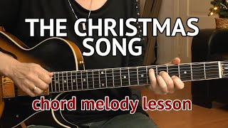 THE CHRISTMAS SONG  Guitar Tutorial Chord Meldoy  Chestnuts Roasting On An Open Fire [upl. by Nager]