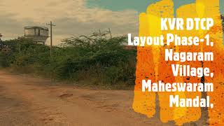 DTCP Plots  KVR Layout Nagaram Village Maheswaram [upl. by Bille]