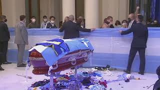 LIVE Argentina mourns Diego Maradona with a wake at the presidential palace in Buenos Aires [upl. by Borszcz]