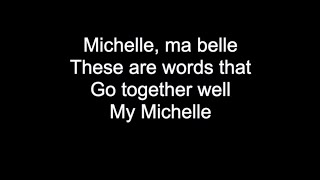 MICHELLE  HD With Lyrics  THE BEATLES  cover by Chris Landmark [upl. by Aimac650]