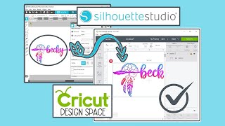 How to Use Silhouette Studio with a Cricut Cutting Machine [upl. by Annoek478]