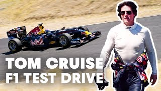 Tom Cruise test drives Red Bull Racing F1 car [upl. by Higgins982]