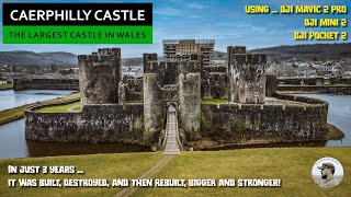 Caerphilly Castle  The Largest in Wales 2nd in Britain [upl. by Anauqaj]