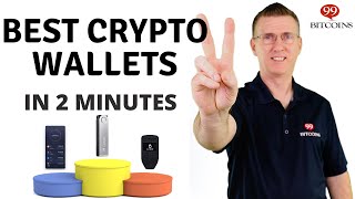 Best Cryptocurrency Wallets of 2024 in 2 minutes [upl. by Nylimaj517]