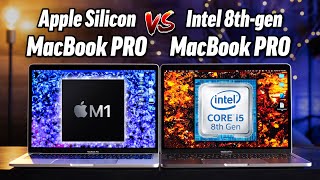 M1 MacBook PRO vs Intel MacBook PRO ULTIMATE Comparison [upl. by Scheider715]