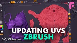 How to Update Your UVs in ZBrush  Production Essentials [upl. by Grosmark721]