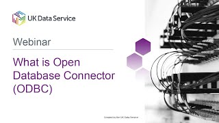 Webinar What is Open Database Connector ODBC [upl. by Ahsiadal]