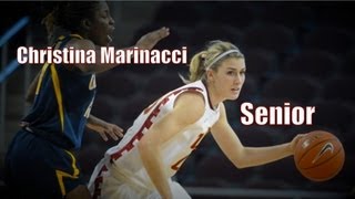 USC W Basketball  Senior Christina Marinacci [upl. by Sokem]