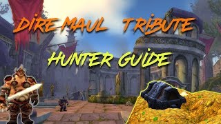 Classic Wow Dire Maul Tribute Solo Hunter Guide [upl. by Wagoner]