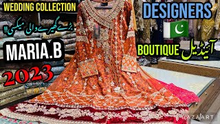 IDEAL BOUTIQUE 👑 Pakistani designer wedding collection 2023 Beautiful party wear dresses design [upl. by Nylarak]