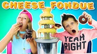 Cheese Fondue Challenge [upl. by Nnylak]