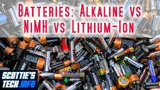 Batteries Alkaline vs NiMH vs Lithiumion [upl. by Petronella262]