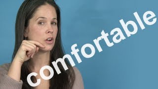 How to Pronounce COMFORTABLE  AMERICAN ENGLISH PRONUNCIATION [upl. by Akym291]