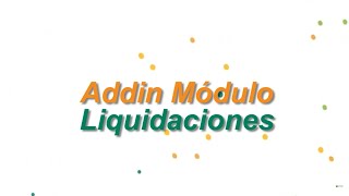 Addin Módulo Liquidaciones [upl. by Longtin282]