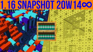 Minecraft 116 Snapshot 20w14∞ The Infinity Snapshot [upl. by Izmar]