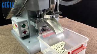 Mini Desktop Tdp 5 Single Punch Tablet Press Machine [upl. by Ynnaej]