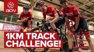 GCN Track Cycling Challenge  Velodrome Rookies Try The Kilo [upl. by Flor]